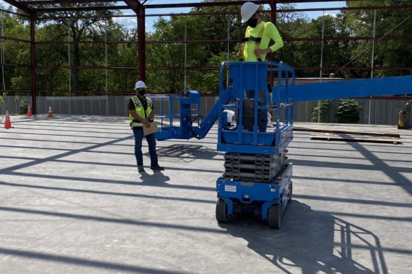 Scissor lift training